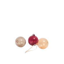 Lade das Bild in den Galerie-Viewer, Glass Baubles - Medium - Set of 3
