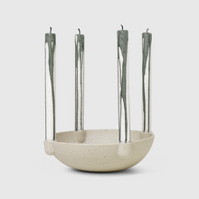 Lade das Bild in den Galerie-Viewer, Bowl Candle Holder Light Grey