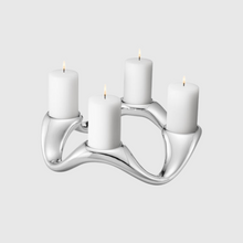 Lade das Bild in den Galerie-Viewer, Cobra Round Candleholder Stainless Steel Mirror