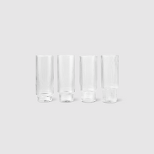 Lade das Bild in den Galerie-Viewer, Ripple Long Drink Glasses - Set of 4