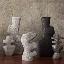 Lade das Bild in den Galerie-Viewer, Yara Candle Holder Grey Pumice - Medium