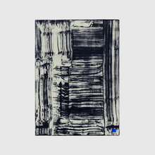 Lade das Bild in den Galerie-Viewer, Glitch Throw by Sabine Marcelis - Pale Lemon/ Navy Blue