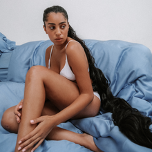 Lade das Bild in den Galerie-Viewer, Tencel Duvet Cover - Calming Blue