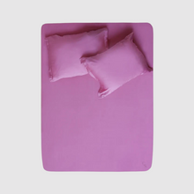 Lade das Bild in den Galerie-Viewer, Tencel Fitted Sheet - Sunset Pink