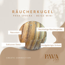 Lade das Bild in den Galerie-Viewer, Räucherkugel PAVA SPHERA - brown