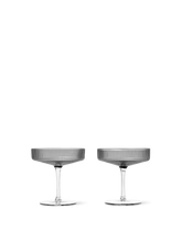 Lade das Bild in den Galerie-Viewer, Ripple Champagne Saucers - Set of 2