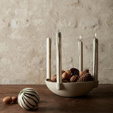 Lade das Bild in den Galerie-Viewer, Bowl Candle Holder Light Grey