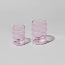 Lade das Bild in den Galerie-Viewer, SLJ Ripple Glas Large - Pink
