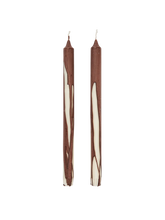 Lade das Bild in den Galerie-Viewer, Handgemachte Kerzen Verlauf Braun

