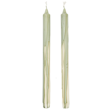 Lade das Bild in den Galerie-Viewer, Handgemachte Kerzen Verlauf Grün Ferm Living
