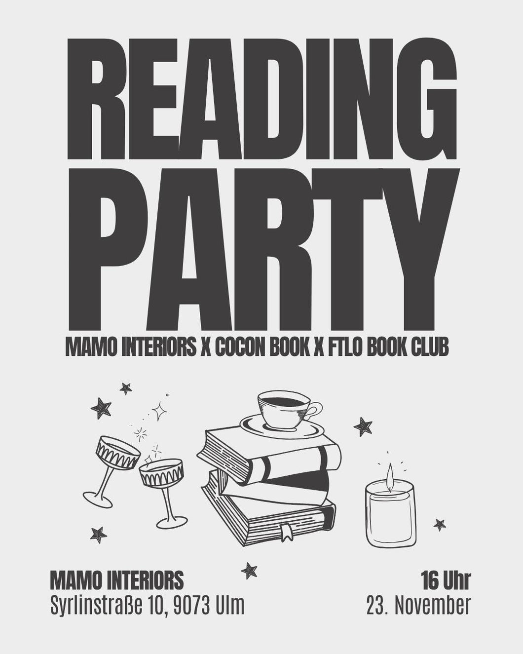 Reading Party by MAMO INTERIORS x cocon_book x FTLO Book Club