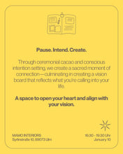 Lade das Bild in den Galerie-Viewer, The 2026 Vision Ritual – From Cacao to Creation in Collaboration with FTLO
